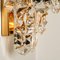 One of the Four Large Gilt Brass Faceted Crystal Sconces Wall Lights Kinkeldey From Cor 9