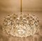 One of the Four Large Gilt Brass Faceted Crystal Sconces Wall Lights Kinkeldey From Cor 18