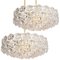 One of the Four Large Gilt Brass Faceted Crystal Sconces Wall Lights Kinkeldey From Cor 19