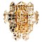 One of the Four Large Gilt Brass Faceted Crystal Sconces Wall Lights Kinkeldey From Cor 1