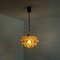 Amber Bubble Glass Pendant Lights by Helena Tynell for Cor, 1960s, Set of 6 17