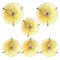 Glass & Brass Wall Light From Hille, 1960, Image 1