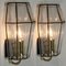 Iron and Bubble Glass Sconce by Limburg, 1960, Immagine 8