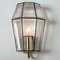 Iron and Bubble Glass Sconce by Limburg, 1960 14