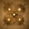 Brass and Glass Light Fixtures in the Style of Jakobsson, 1960s, Set of 3, Image 17