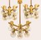 Brass and Glass Light Fixtures in the Style of Jakobsson, 1960s, Set of 3 20