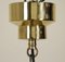 Glass & Brass Delta Grande Pendant Light by Sergio Mazza for Artemide, 1960s, Set of 2 3