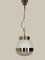 Glass & Brass Delta Grande Pendant Light by Sergio Mazza for Artemide, 1960s, Set of 2, Image 7