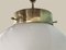 Glass & Brass Delta Grande Pendant Light by Sergio Mazza for Artemide, 1960s, Set of 2, Immagine 11