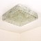 Large Glass Flush Mount Ceiling Lamp by J.T Kalmar, Immagine 4