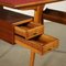 Italian Formica Beech Writing Desk, 1950s, Immagine 5