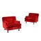 Velvet Lounge Chairs by Marco Zanuso for Arflex, Set of 2 1