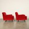 Velvet Lounge Chairs by Marco Zanuso for Arflex, Set of 2 3