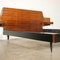 Italian Wood & Glass Bed Frame, 1960s, Image 11