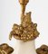Candelabras in Gilt Bronze and White Marble, Set of 2 2