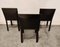 Black Leather Dining Chairs from De Couro Brazil, 1980s, Set of 6 8