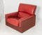 Mid-Century Red Patchwork Leather Armchair by Gimson & Slater, England, 1970s 1