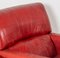 Mid-Century Red Patchwork Leather Armchair by Gimson & Slater, England, 1970s 5