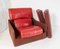Mid-Century Red Patchwork Leather Armchair by Gimson & Slater, England, 1970s 6