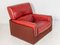 Mid-Century Red Patchwork Leather Armchair by Gimson & Slater, England, 1970s, Image 8