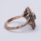 Antique 9K Gold Ring with Rose-Cut Diamonds, Early 1900s, Immagine 3