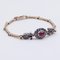 Vintage Bracelet in 14K Gold with Sapphires and Rubies, 1960s 2
