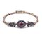 Vintage Bracelet in 14K Gold with Sapphires and Rubies, 1960s, Image 1