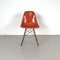 DSW Side Chair in Coral by Eames for Herman Miller, Immagine 2