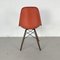 DSW Side Chair in Coral by Eames for Herman Miller 6