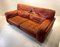 Sofa in Cognac Leather by Roche Bobois 2