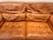 Sofa in Cognac Leather by Roche Bobois 7