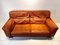 Sofa in Cognac Leather by Roche Bobois 3