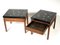 Side Tables in Black Resin and Marcasite by E. Allemeersch, Set of 2, Image 2