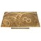 Coffee Table in Etched Brass with Inlay in Ammonite by Georges Mathias 1