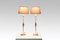 Table Lamps in Silver and Tiger's Eye, 1960s, Set of 2, Image 2