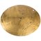 Round Etched Brass Dining Table with Inlay in Agates from VDL, 1980s, Image 1