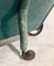 Carrello bar in pelle di capra verde di Aldo Tura, anni '60, Immagine 8