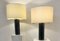 Table Lamps in Black Marble by Jules Wabbes, Set of 2 2