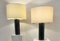 Table Lamps in Black Marble by Jules Wabbes, Set of 2, Image 2