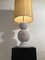 Lamp in White Ceramic Attributed to G. Pelletier, 1960s, Image 5