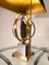 Lamp with Brass Circle and Agate by Willy Daro 3
