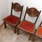 French Art Deco Oak Dining Chairs, Set of 6 13