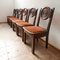 French Art Deco Oak Dining Chairs, Set of 6 17