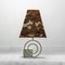 Vintage Ponyskin Table Lamp from Banci, 1970s, Immagine 1