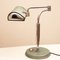 Compta N71 Desk Lamp in Green Lacquered Metal and Chromed Steel 11
