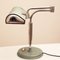 Compta N71 Desk Lamp in Green Lacquered Metal and Chromed Steel 12