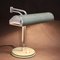 Compta N71 Desk Lamp in Green Lacquered Metal and Chromed Steel 2
