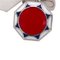 Red, White & Blue Hand-Enameled Sterling Silver Cufflinks with T-Bar Back from Berca 3