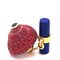 Natural Blue Sapphire, Strawberry Shell & 18 Karat Gold Cufflinks with Lapis-Lazuli Baton Back from Berca, Immagine 4