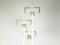 Space Age Chrome-Plated & White Metal 3-Light Floor Lamp, Image 6